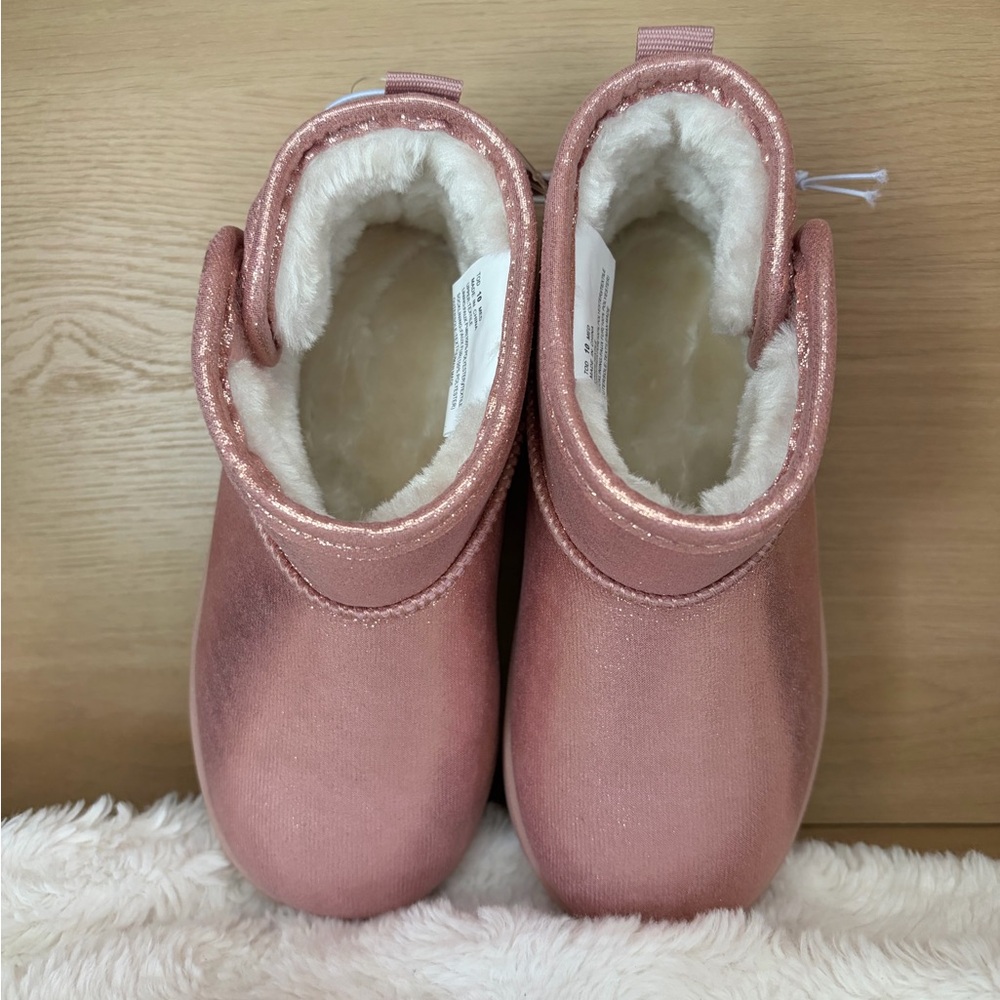 ✨$19✨NWT•Jumping Beans Nala Toddler Girls Ankle Boots | Pink Sparkle | 10 T - Picture 4 of 9